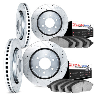 DFC® - EURO-KIT 5000 Drilled and Slotted Front and Rear Brake Kit