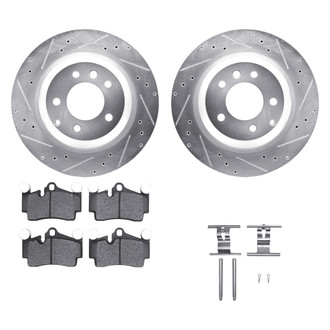 DFC® - EURO-KIT 5000+ Drilled and Slotted Rear Brake Kit