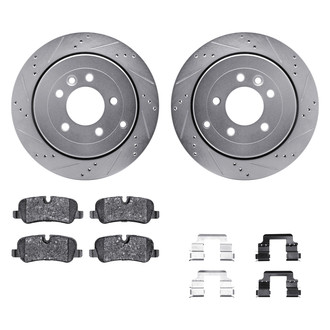 DFC® - EURO-KIT 5000+ Drilled and Slotted Rear Brake Kit