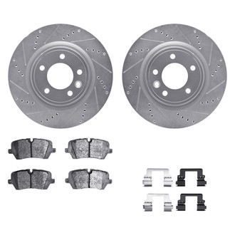 DFC® - EURO-KIT 5000+ Drilled and Slotted Rear Brake Kit