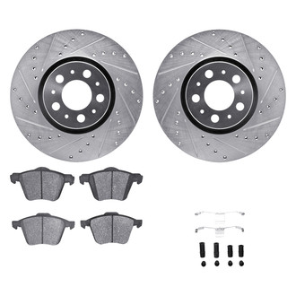 DFC® - EURO-KIT 5000+ Drilled and Slotted Front Brake Kit