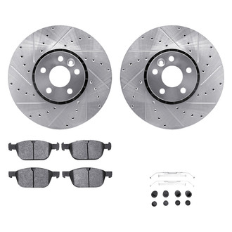 DFC® - EURO-KIT 5000+ Drilled and Slotted Front Brake Kit