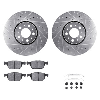 DFC® - EURO-KIT 5000+ Drilled and Slotted Front Brake Kit