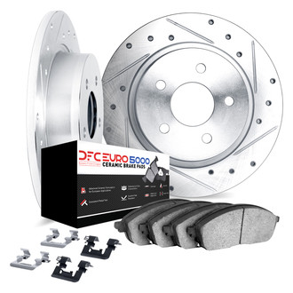 DFC® - EURO-KIT 5000+ Drilled and Slotted Rear Brake Kit