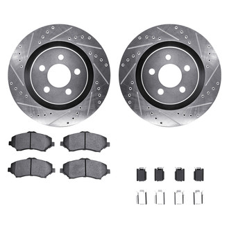 DFC® - EURO-KIT 5000+ Drilled and Slotted Front Brake Kit