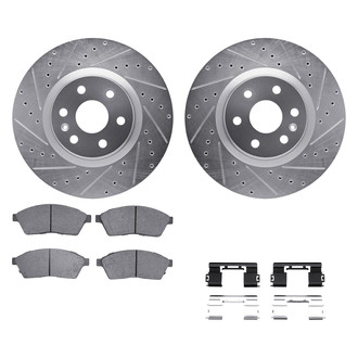 DFC® - EURO-KIT 5000+ Drilled and Slotted Front Brake Kit