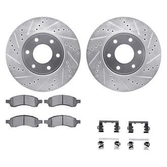 DFC® - EURO-KIT 5000+ Drilled and Slotted Front Brake Kit