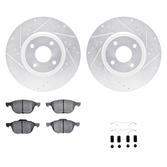 DFC® - EURO-KIT 5000+ Drilled and Slotted Front Brake Kit
