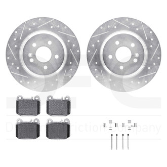 DFC® - EURO-KIT 5000+ Drilled and Slotted Rear Brake Kit