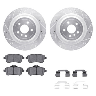 DFC® - EURO-KIT 5000+ Drilled and Slotted Rear Brake Kit