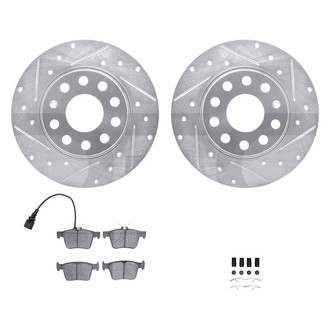 DFC® - EURO-KIT 5000+ Drilled and Slotted Rear Brake Kit