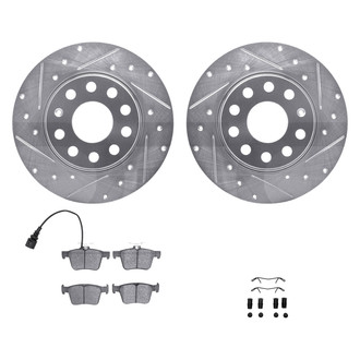 DFC® - EURO-KIT 5000+ Drilled and Slotted Rear Brake Kit