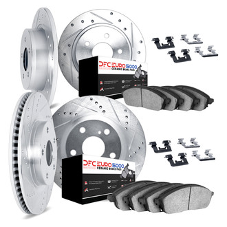 DFC® - EURO-KIT 5000 Drilled and Slotted Brake Kit