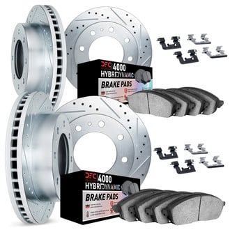DFC® - Drilled and Slotted Brake Kit with 4000 HybriDynamic Brake Pads
