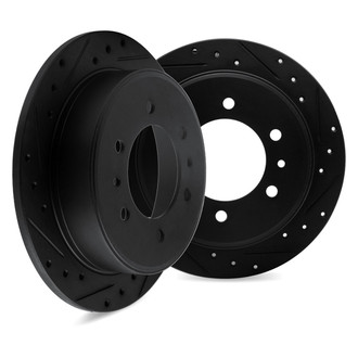 DFC® - Premium Drilled and Slotted Rear Brake Rotor Set