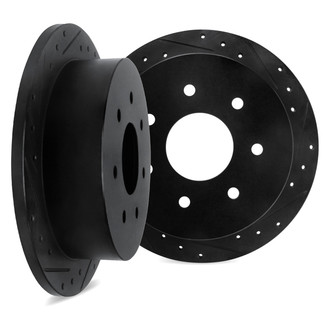 DFC® - Premium Drilled and Slotted Rear Brake Rotor Set