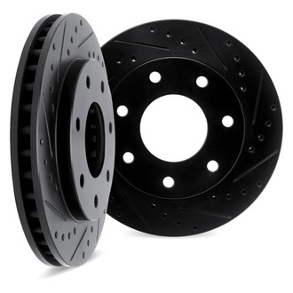 DFC® - Premium Drilled and Slotted Rear Brake Rotor Set