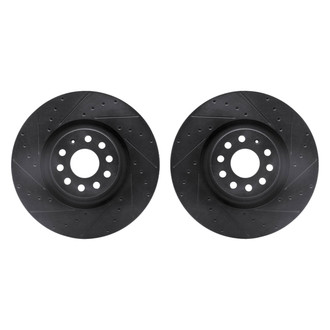 DFC® - Premium Drilled and Slotted Front Brake Rotor Set