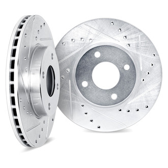 DFC® - Premium Drilled and Slotted Front Brake Rotor