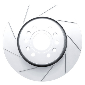 DFC® - Carbon Alloy Slotted Front Driver Side Brake Rotor