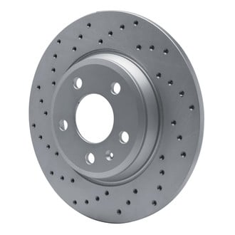 DFC® - Carbon Alloy Drilled Rear Driver Side Brake Rotor