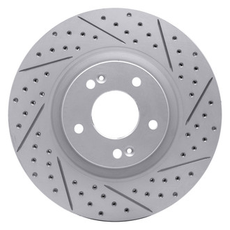 DFC® - Drilled and Slotted Front Passenger Side Brake Rotor