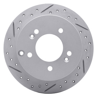 DFC® - Drilled and Slotted Rear Driver Side Brake Rotor
