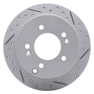 DFC® - Drilled and Slotted Rear Passenger Side Brake Rotor