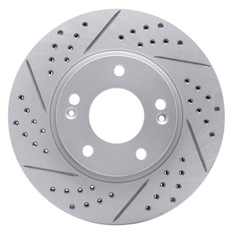 DFC® - Drilled and Slotted Front Driver Side Brake Rotor