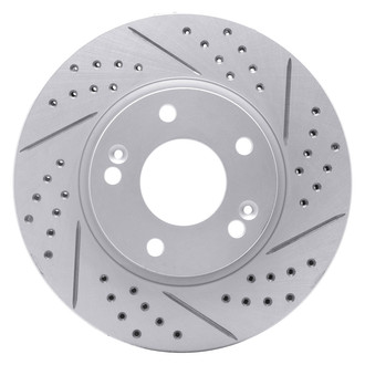 DFC® - Drilled and Slotted Front Passenger Side Brake Rotor