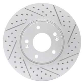 DFC® - Drilled and Slotted Front Passenger Side Brake Rotor