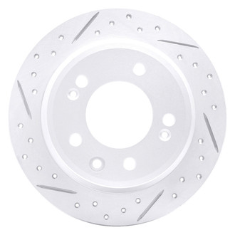 DFC® - Drilled and Slotted Rear Driver Side Brake Rotor