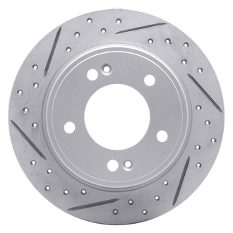 DFC® - Drilled and Slotted Rear Driver Side Brake Rotor