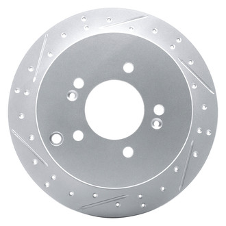 DFC® - Drilled and Slotted Rear Driver Side Brake Rotor
