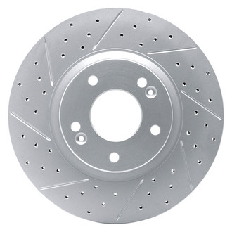 DFC® - Drilled and Slotted Front Driver Side Brake Rotor
