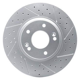 DFC® - Drilled and Slotted Front Passenger Side Brake Rotor