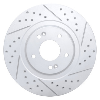 DFC® - Drilled and Slotted Front Passenger Side Brake Rotor