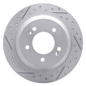 DFC® - Drilled and Slotted Rear Driver Side Brake Rotor
