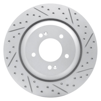 DFC® - Drilled and Slotted Rear Passenger Side Brake Rotor
