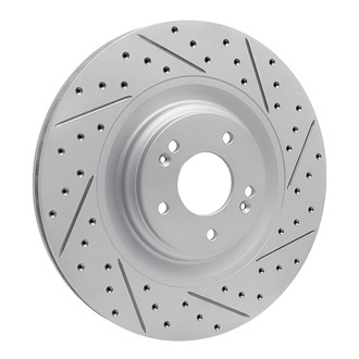 DFC® - Drilled and Slotted Front Passenger Side Brake Rotor