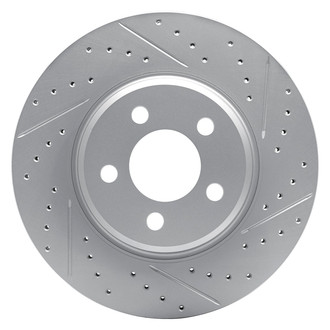 DFC® - Drilled and Slotted Rear Passenger Side Brake Rotor