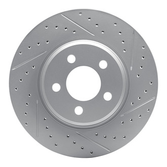 DFC® - Drilled and Slotted Rear Passenger Side Brake Rotor