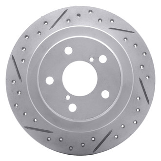 DFC® - Drilled and Slotted Rear Driver Side Brake Rotor