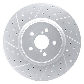 DFC® - Drilled and Slotted Front Driver Side Brake Rotor