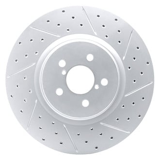DFC® - Drilled and Slotted Front Passenger Side Brake Rotor