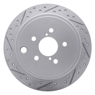 DFC® - Drilled and Slotted Rear Driver Side Brake Rotor