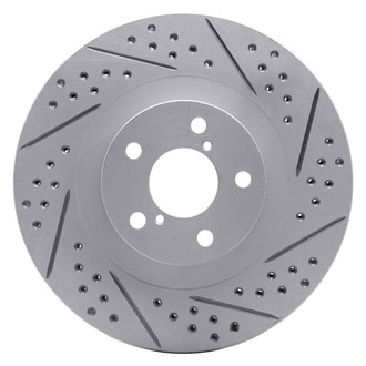 DFC® - Drilled and Slotted Front Passenger Side Brake Rotor