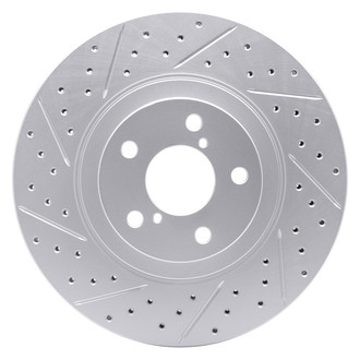 DFC® - Drilled and Slotted Front Passenger Side Brake Rotor
