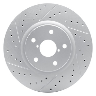 DFC® - Drilled and Slotted Front Driver Side Brake Rotor