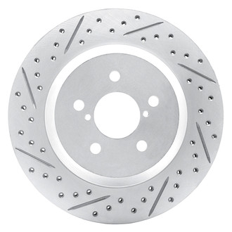 DFC® - Drilled and Slotted Rear Driver Side Brake Rotor